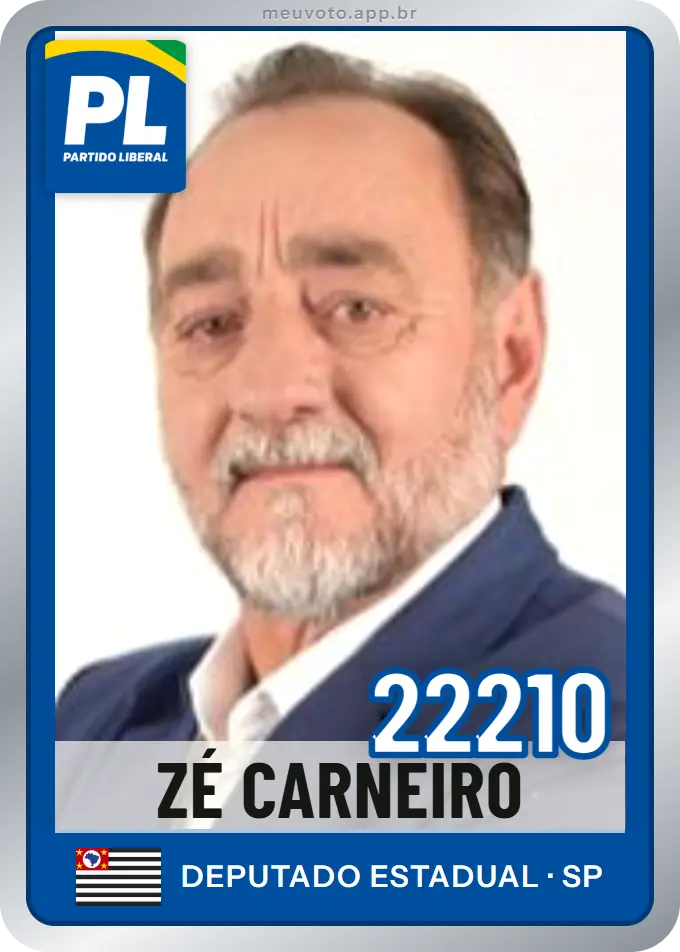 Carta de Zé Carneiro, número 22210, PL