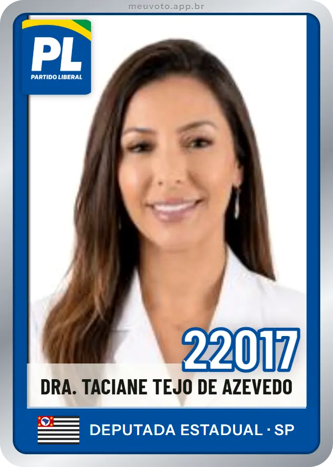 Carta de Dra. Taciane Tejo de Azevedo, número 22017, PL