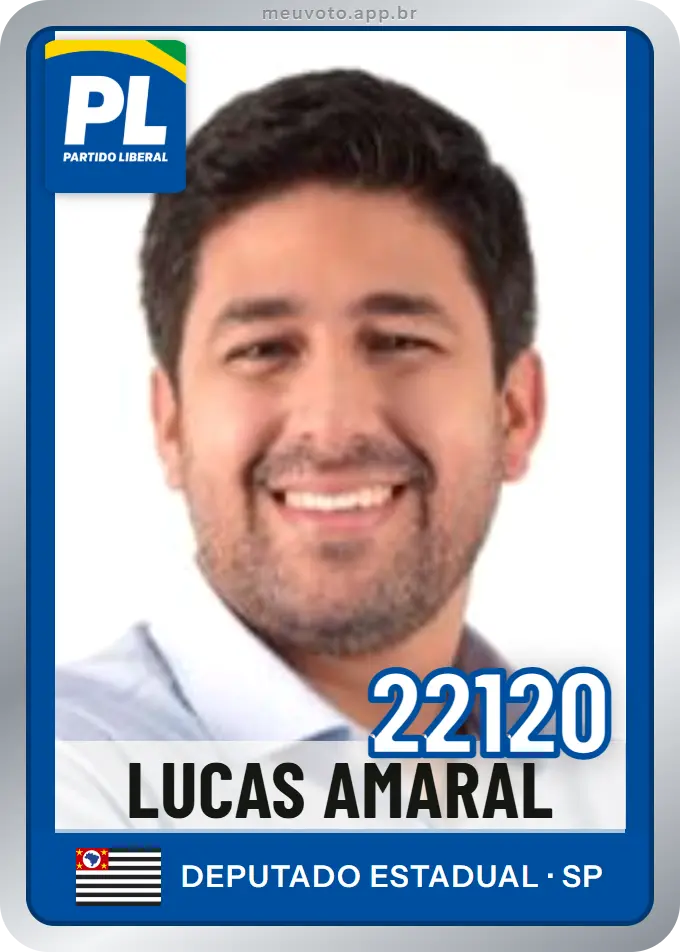 Carta de Lucas Amaral, número 22120, PL