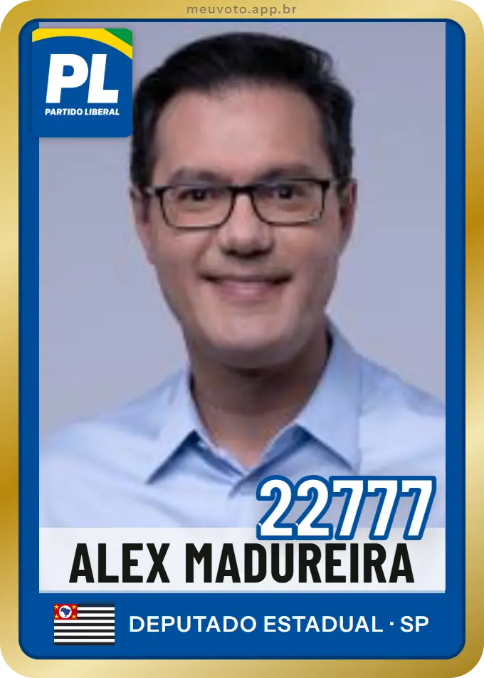 Carta de Alex Madureira, número 22777, PL