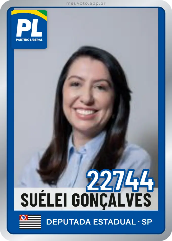 Carta de Suélei Gonçalves, número 22744, PL