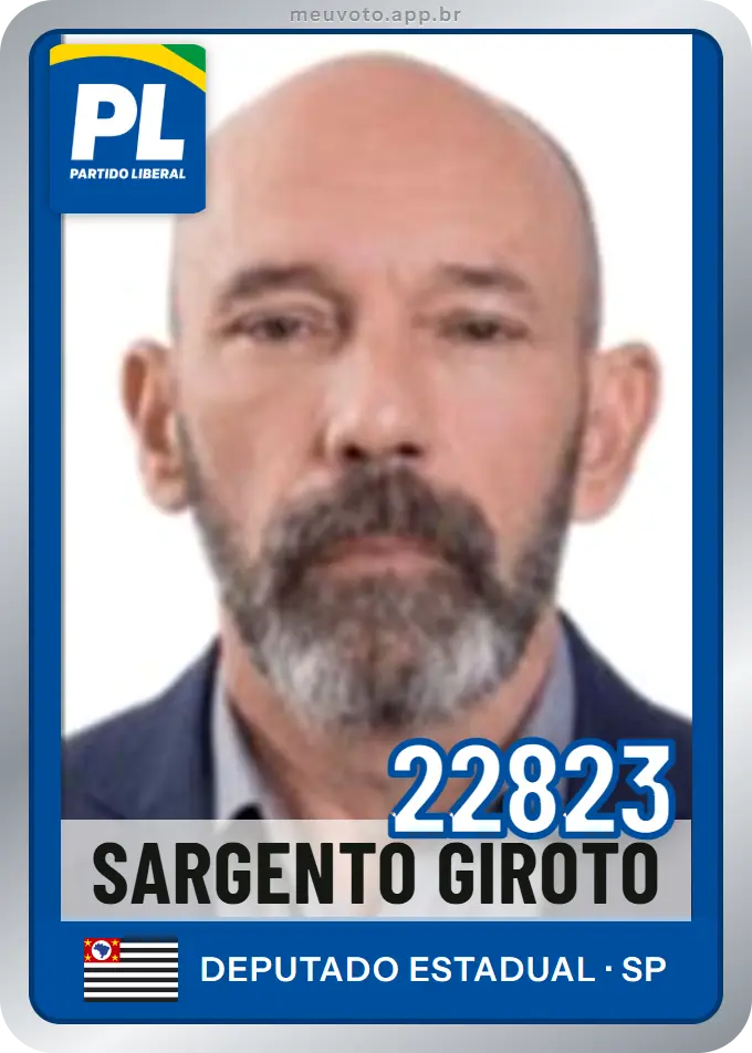 Carta de Sargento Giroto, número 22823, PL