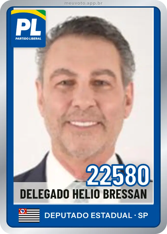 Carta de Delegado Helio Bressan, número 22580, PL