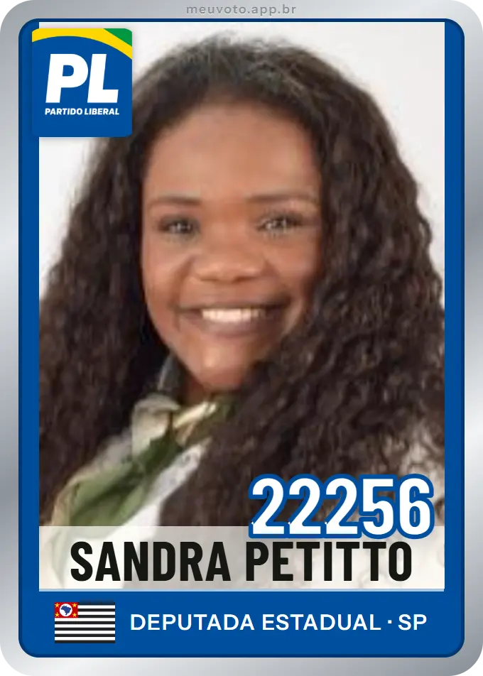 Carta de Sandra Petitto, número 22256, PL