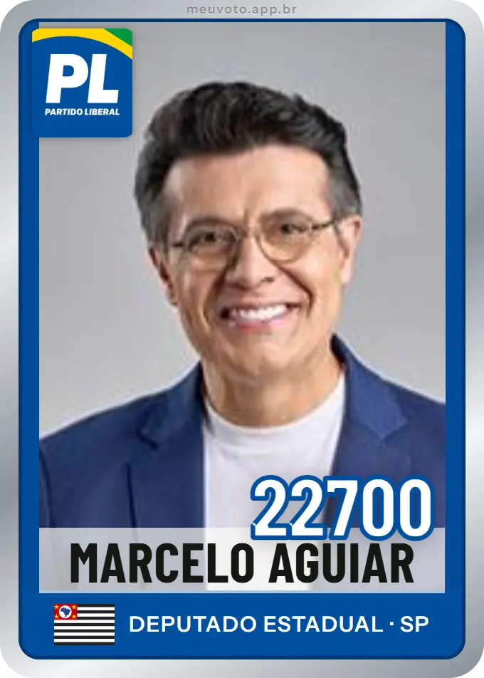 Carta de Marcelo Aguiar, número 22700, PL