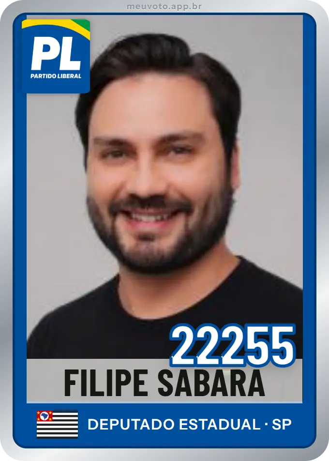 Carta de Filipe Sabará, número 22255, PL