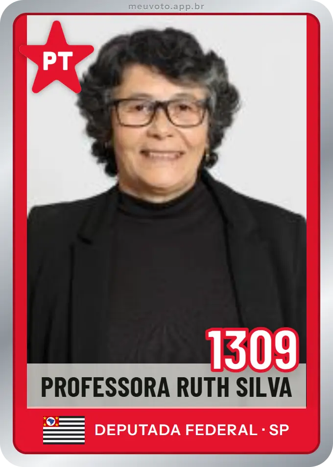 Carta de Professora Ruth Silva, número 1309, PT