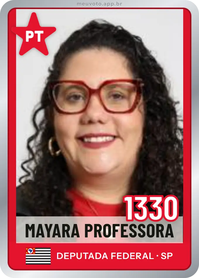 Carta de Mayara Professora, número 1330, PT