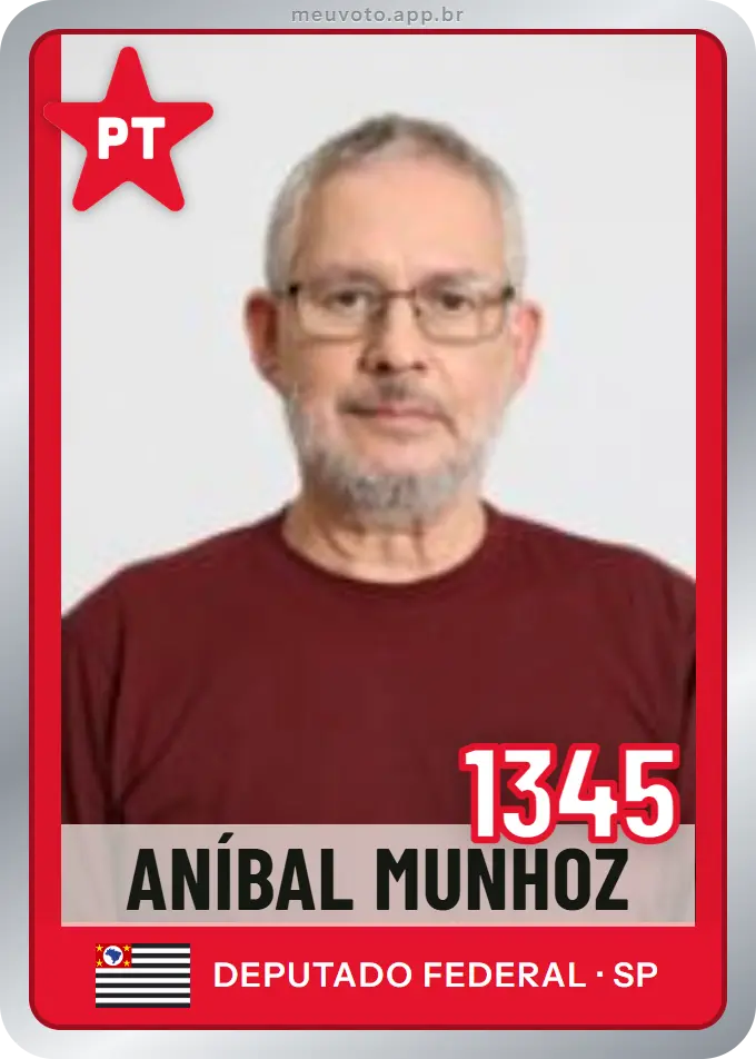 Carta de Aníbal Munhoz, número 1345, PT