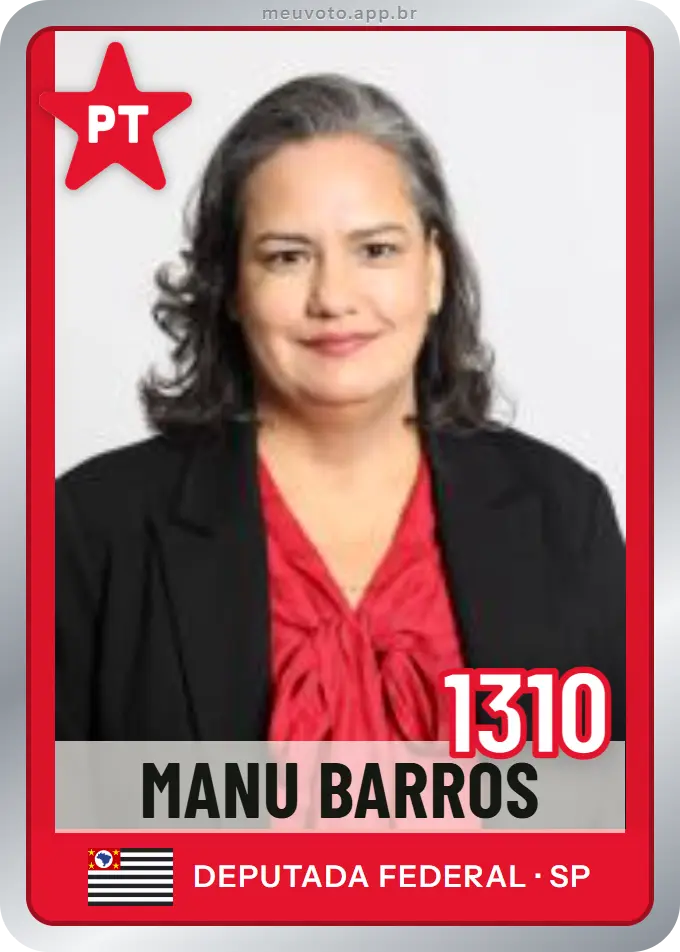 Carta de Manu Barros, número 1310, PT