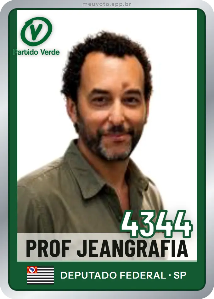 Carta de Prof Jeangrafia, número 4344, PV
