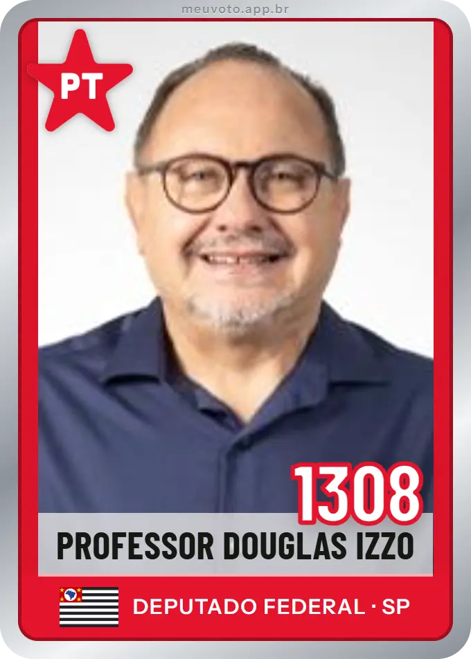 Carta de Professor Douglas Izzo, número 1308, PT