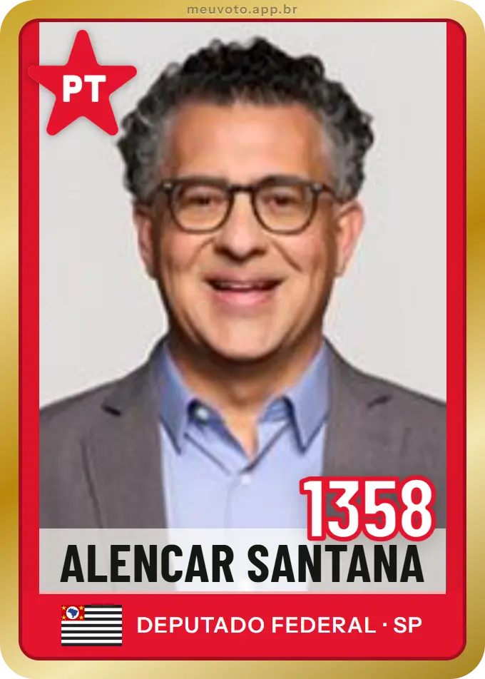 Carta de Alencar Santana, número 1358, PT