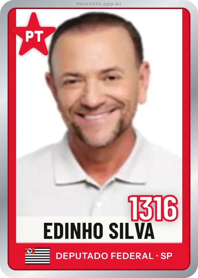 Carta de Edinho Silva, número 1316, PT
