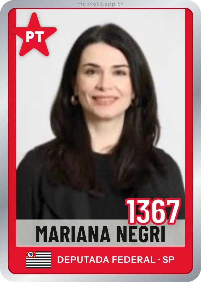 Carta de Mariana Negri, número 1367, PT