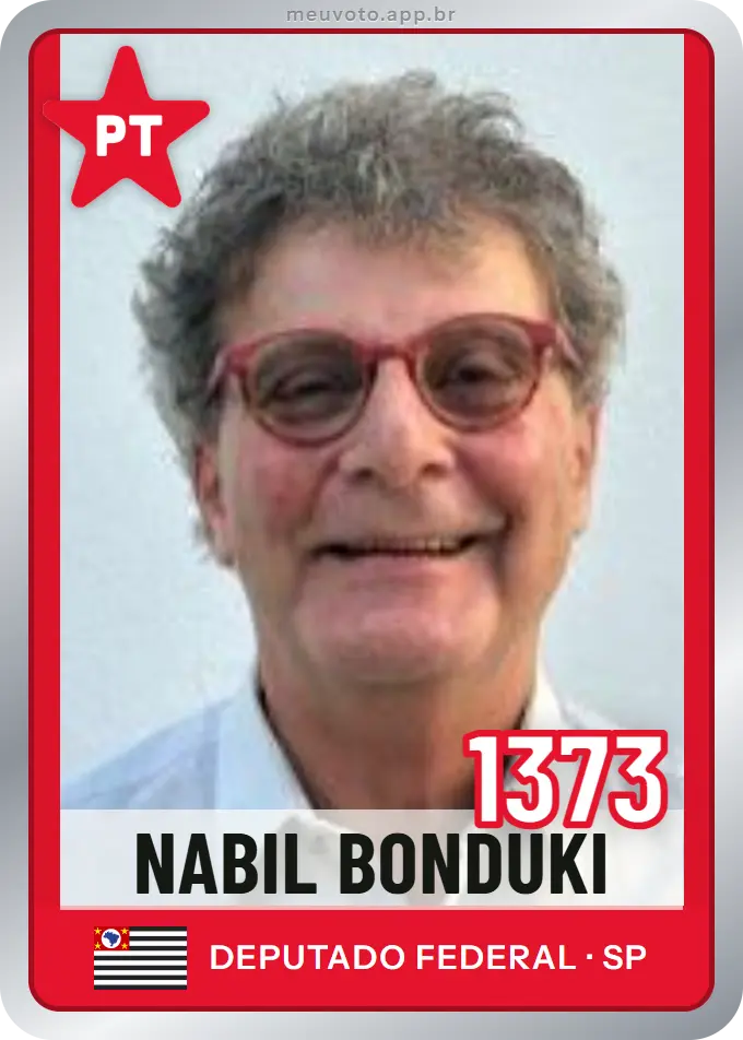 Carta de Nabil Bonduki, número 1373, PT