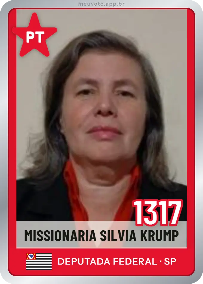 Carta de Missionaria Silvia Krump, número 1317, PT
