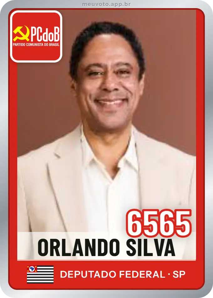 Carta de Orlando Silva, número 6565, PCdoB