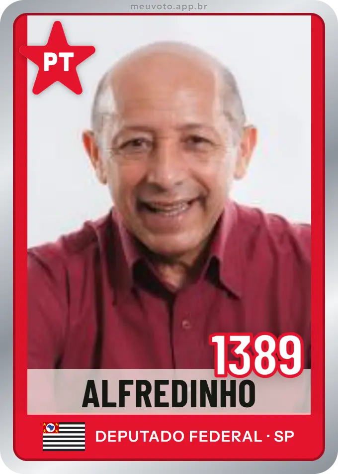 Carta de Alfredinho, número 1389, PT