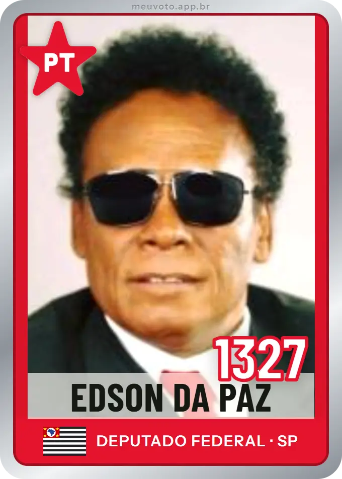 Carta de Edson da Paz, número 1327, PT