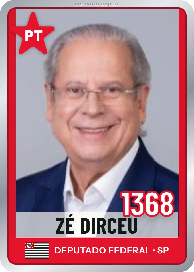 Carta de Zé Dirceu, número 1368, PT