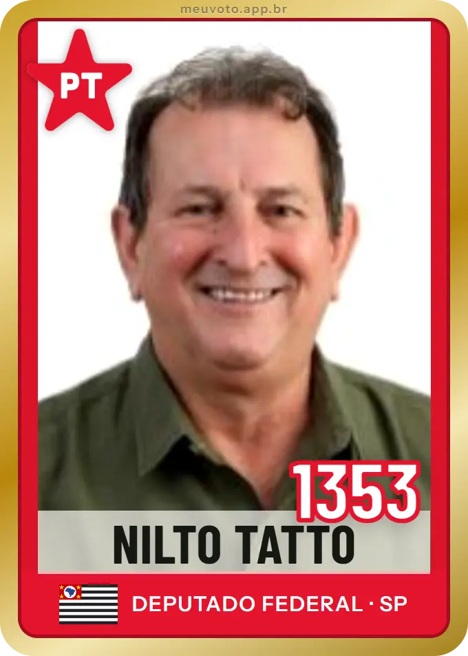 Carta de Nilto Tatto, número 1353, PT