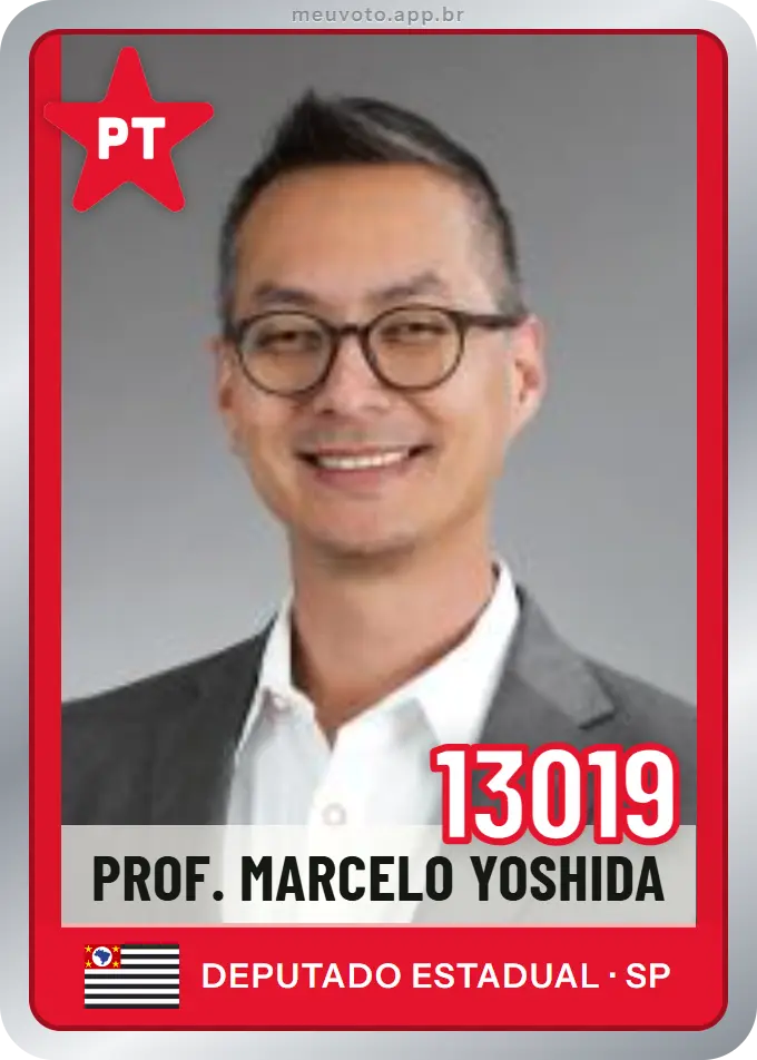Carta de Prof. Marcelo Yoshida, número 13019, PT