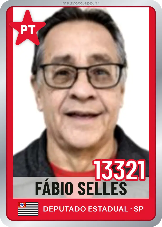 Carta de Fábio Selles, número 13321, PT