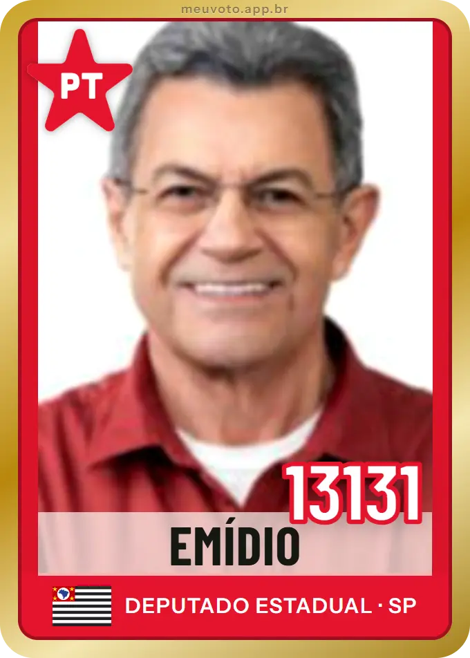 Carta de Emídio, número 13131, PT