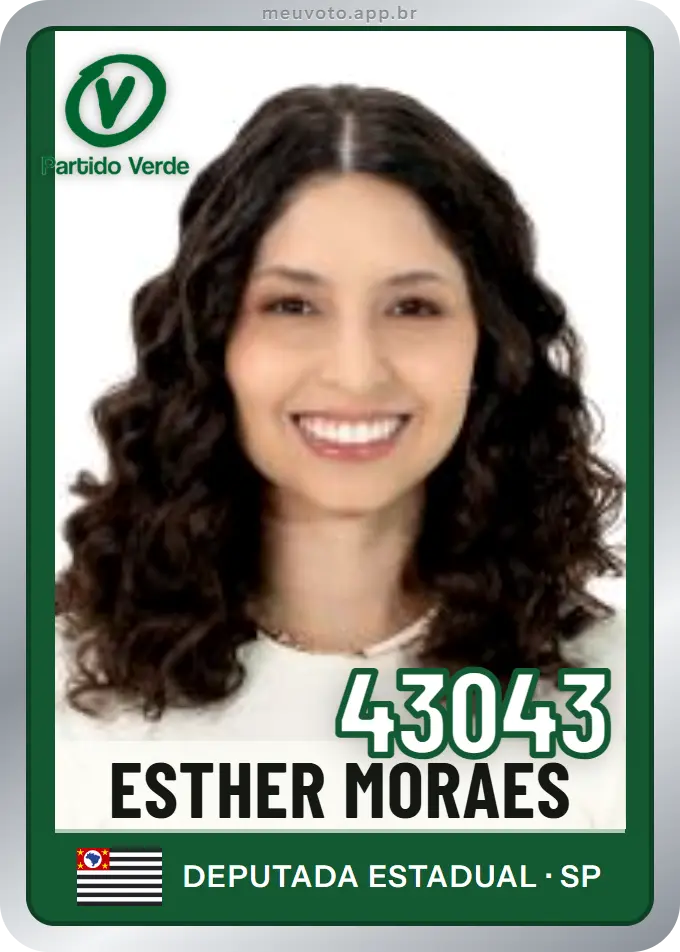 Carta de Esther Moraes, número 43043, PV