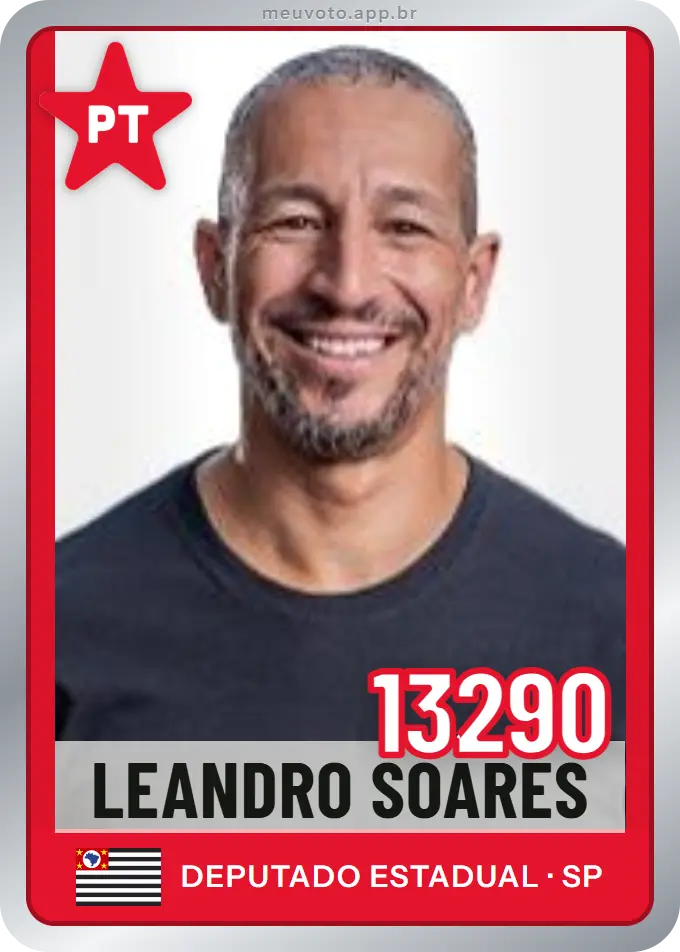 Carta de Leandro Soares, número 13290, PT