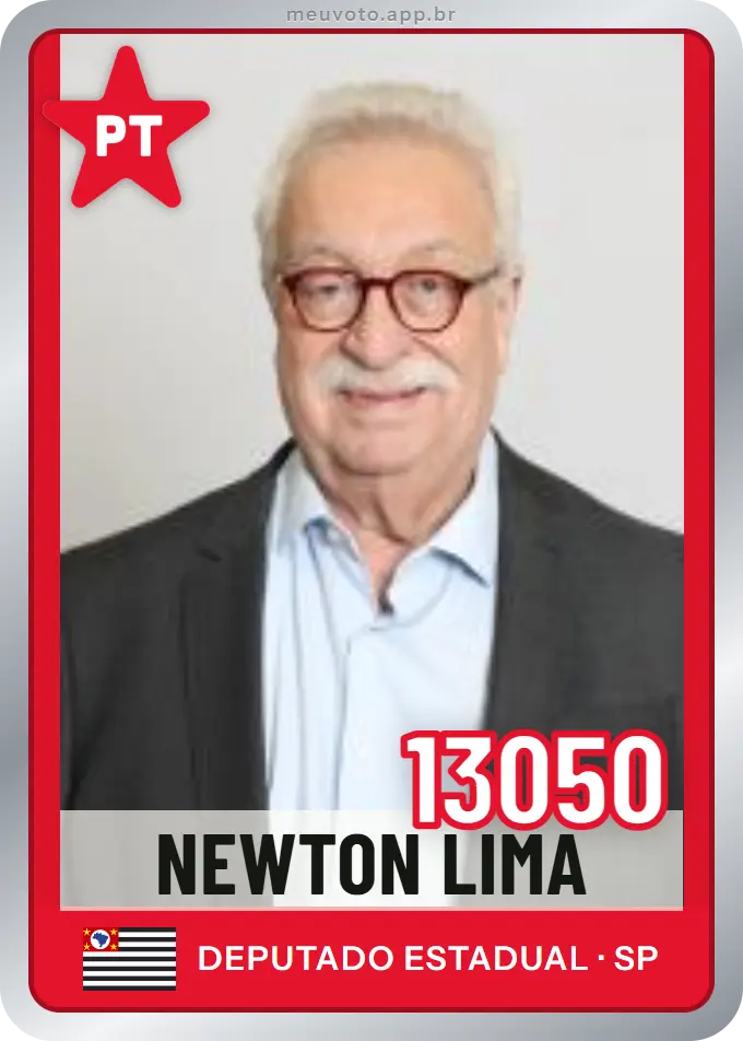 Carta de Newton Lima, número 13050, PT