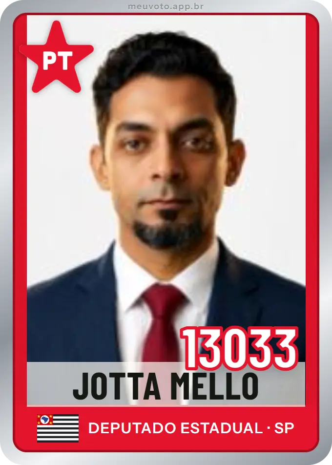 Carta de Jotta Mello, número 13033, PT