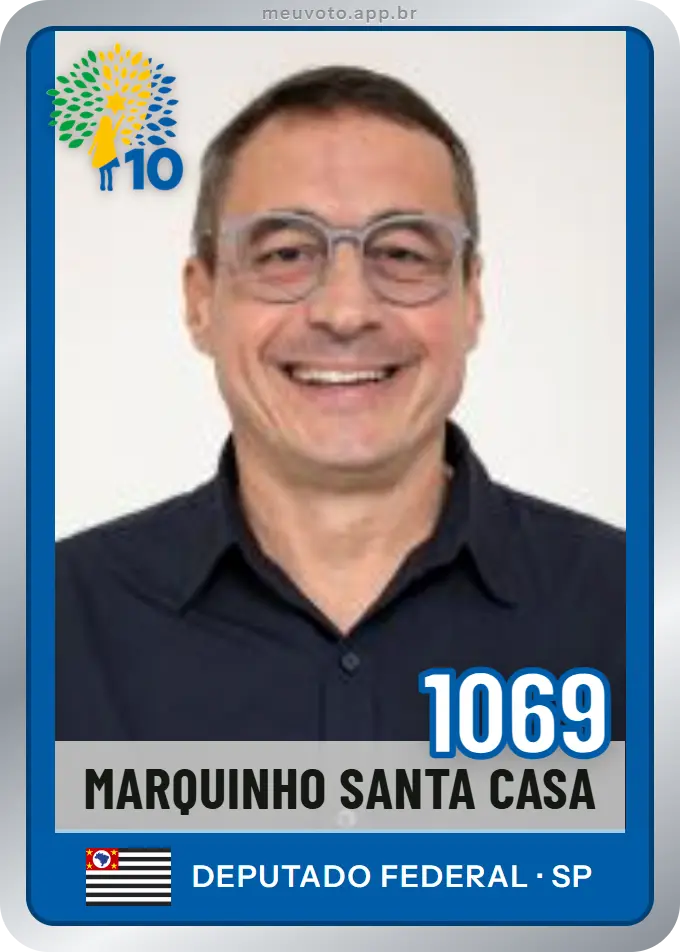 Carta de Marquinho Santa Casa, número 1069, Republicanos