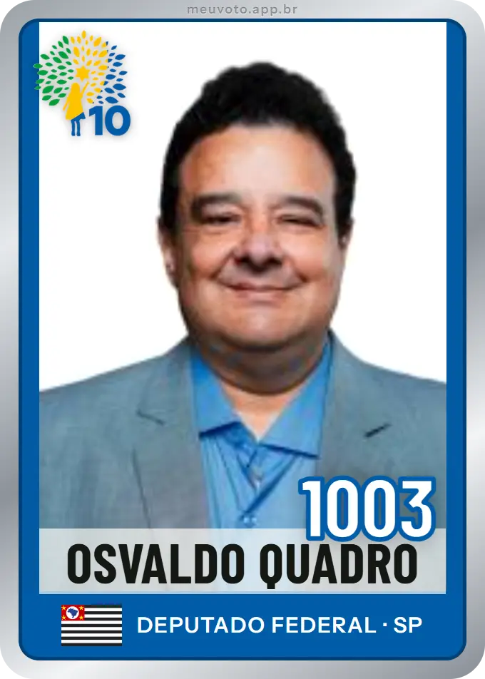 Carta de Osvaldo Quadro, número 1003, Republicanos