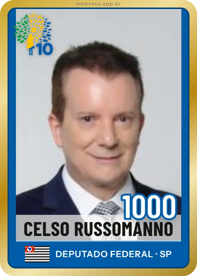 Carta de Celso Russomanno, número 1000, Republicanos