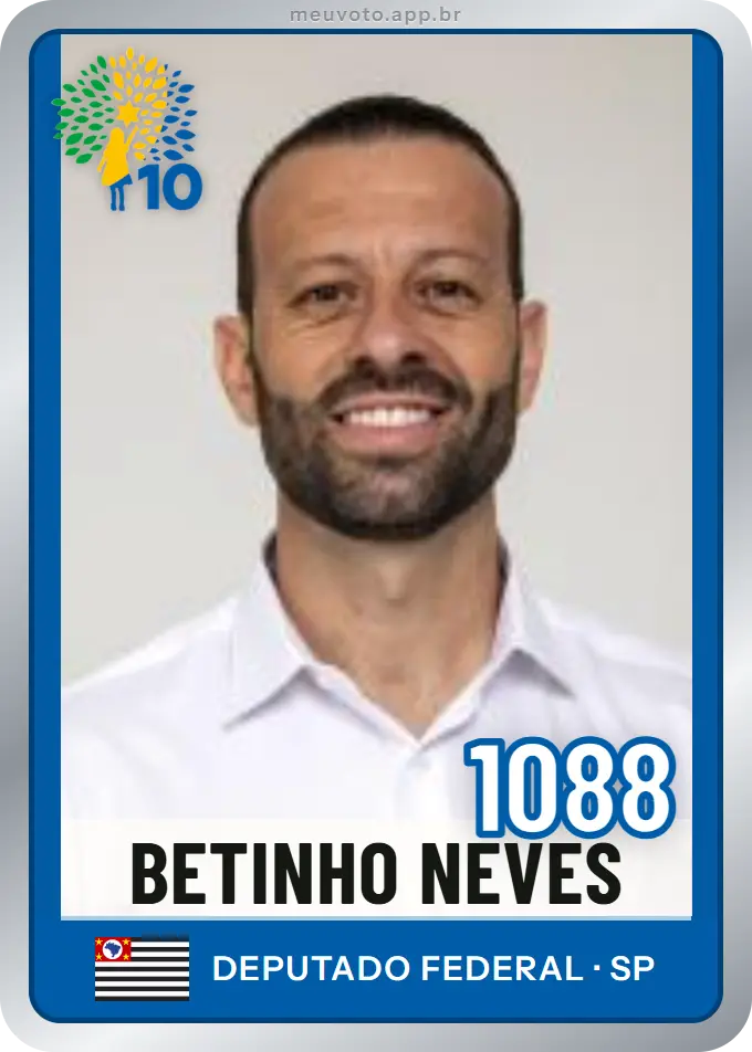 Carta de Betinho Neves, número 1088, Republicanos
