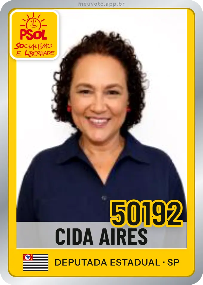 Carta de Cida Aires, número 50192, PSOL