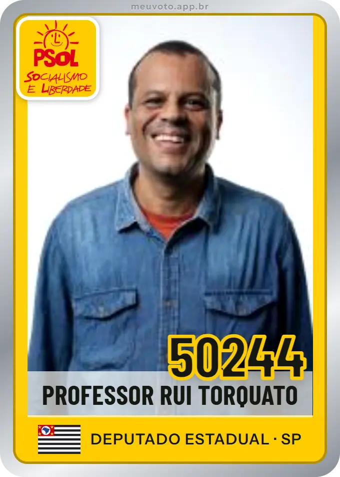 Carta de Professor Rui Torquato, número 50244, PSOL