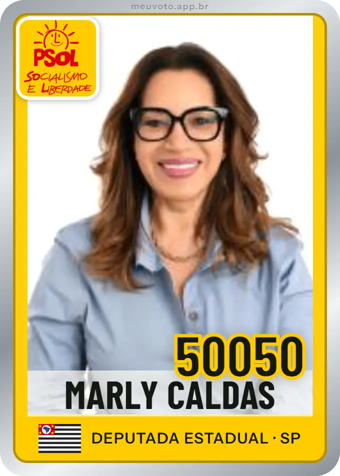 Carta de Marly Caldas, número 50050, PSOL