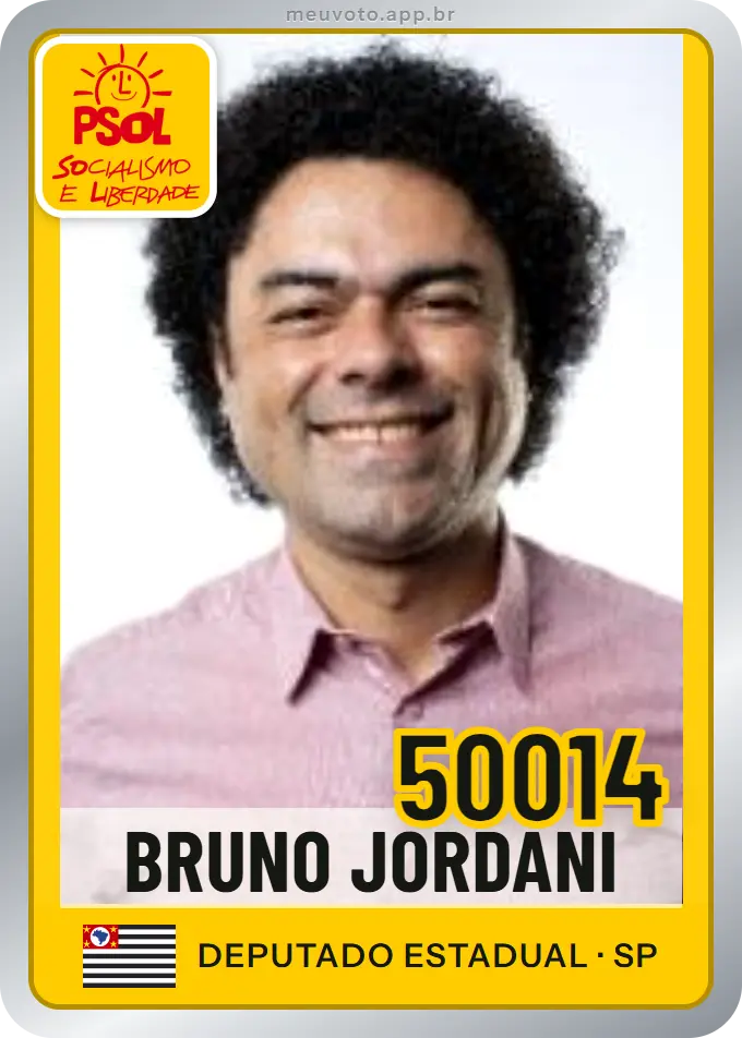 Carta de Bruno Jordani, número 50014, PSOL