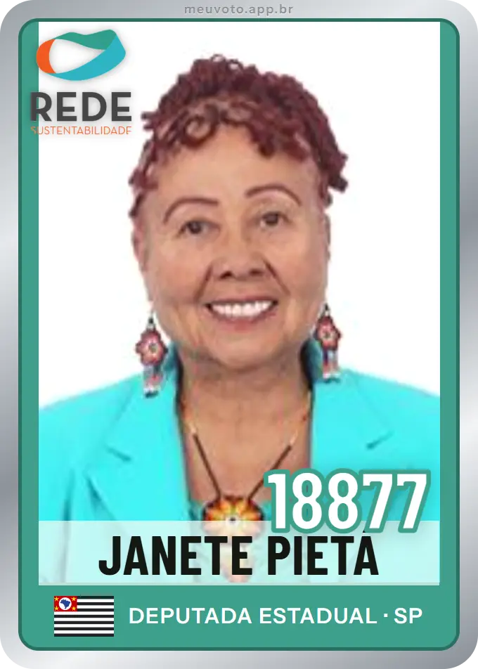 Carta de Janete Pietá, número 18877, Rede