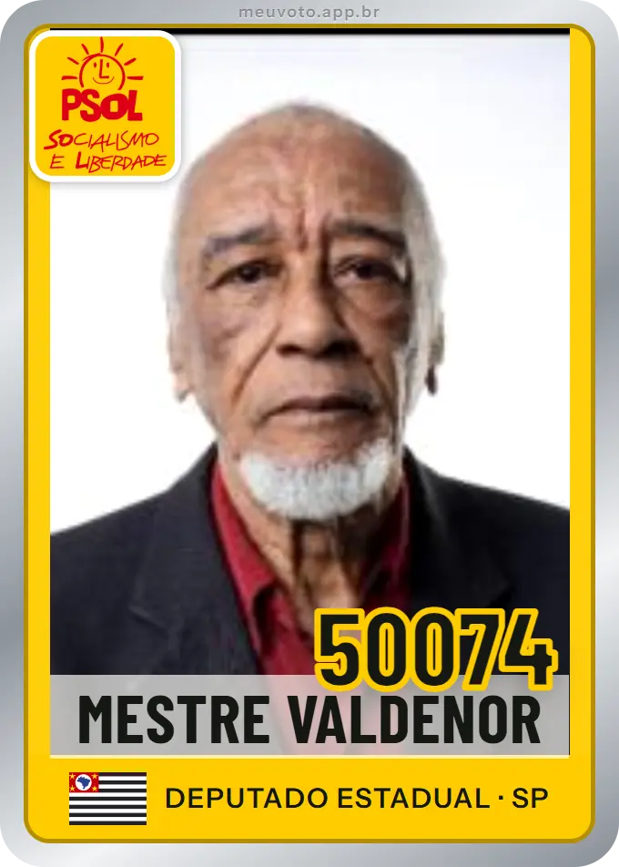 Carta de Mestre Valdenor, número 50074, PSOL