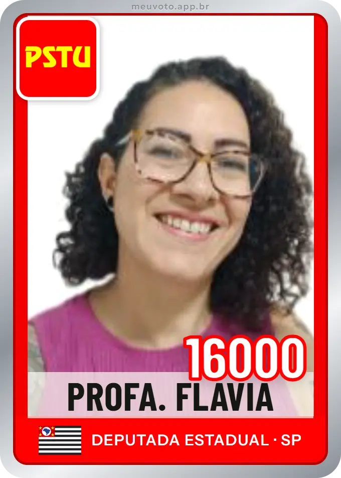 Carta de Profa. Flavia, número 16000, PSTU