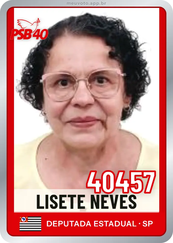 Carta de Lisete Neves, número 40457, PSB