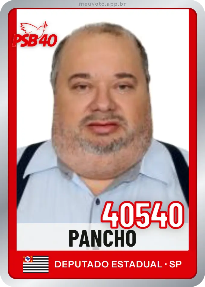 Carta de Pancho, número 40540, PSB