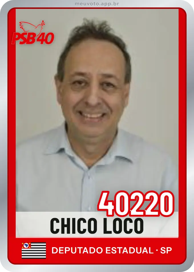 Carta de Chico Loco, número 40220, PSB