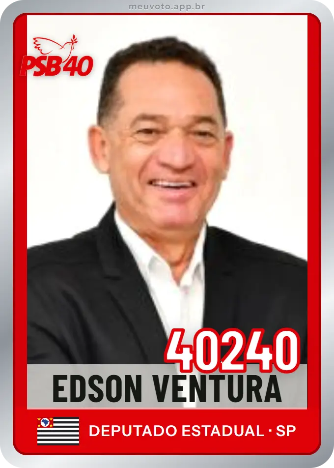 Carta de Edson Ventura, número 40240, PSB