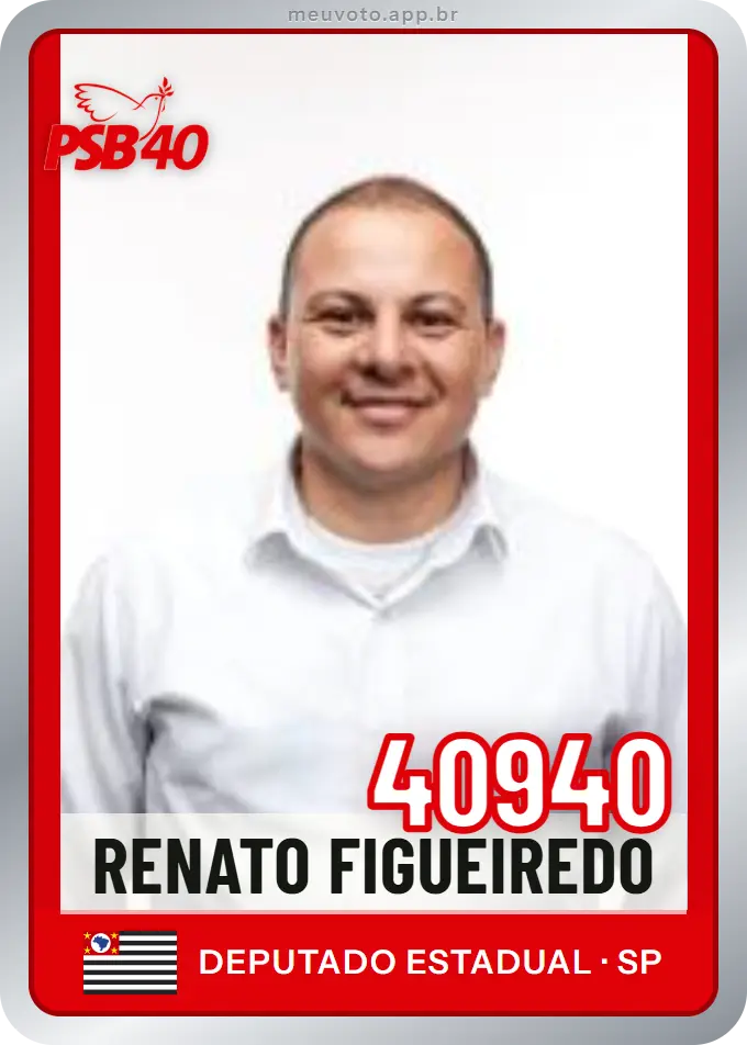 Carta de Renato Figueiredo, número 40940, PSB