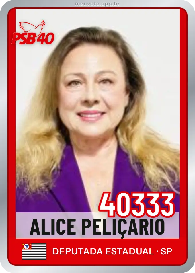 Carta de Alice Peliçario, número 40333, PSB
